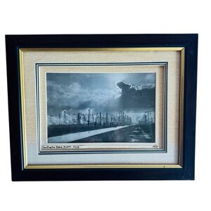 Vintage Bluffs PCH  California 1920’s Framed Black & White RPPC
